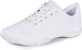 Cheer Shoes Women White Breathable Knit - Flexible Performance