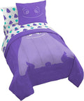 Imaginary Friends Twin Comforter Set - Purple 5 Piece Kids Bedding