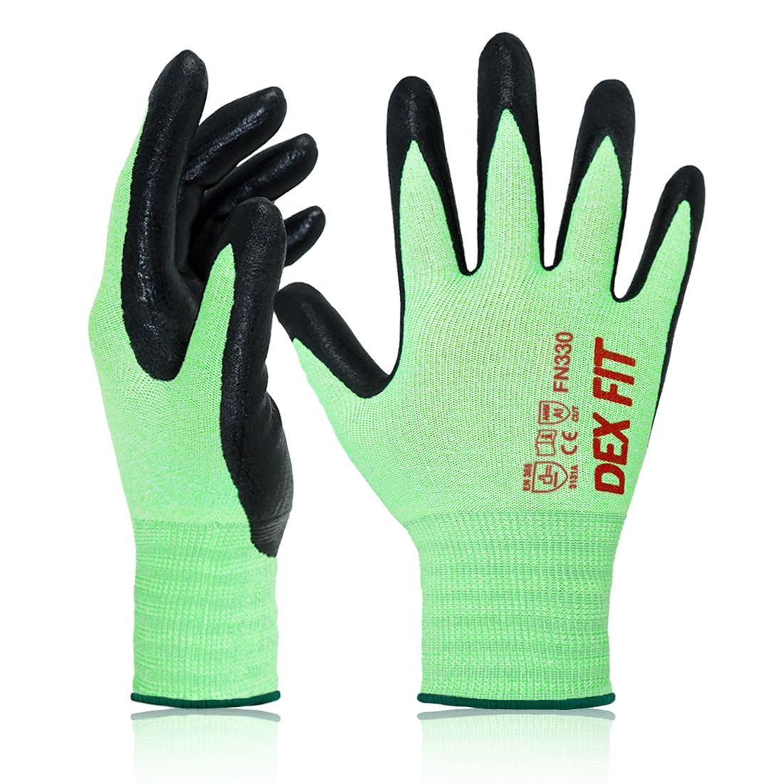 DEX FIT Nitrile Work Gloves FN330 - Comfortable & Durable Grip