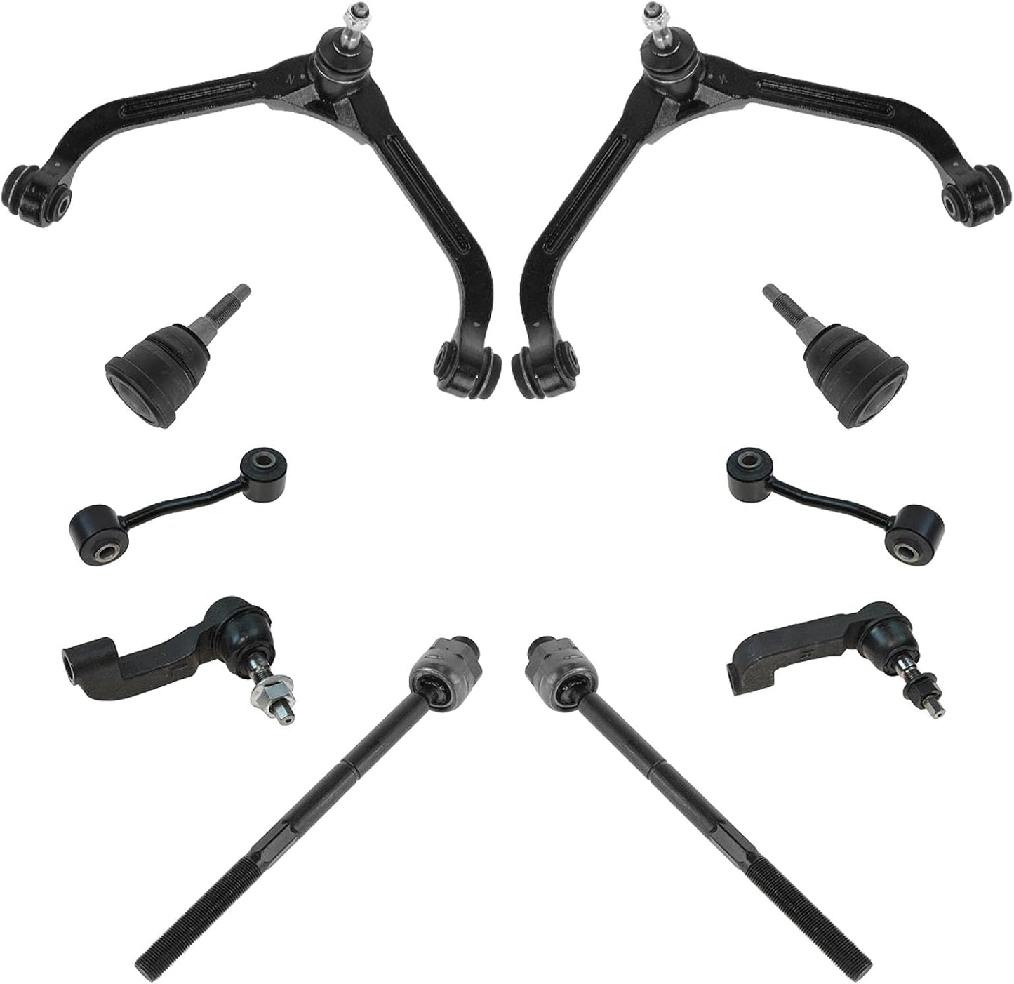 TRQ Front Steering & Suspension Kit for 2005 Jeep Liberty