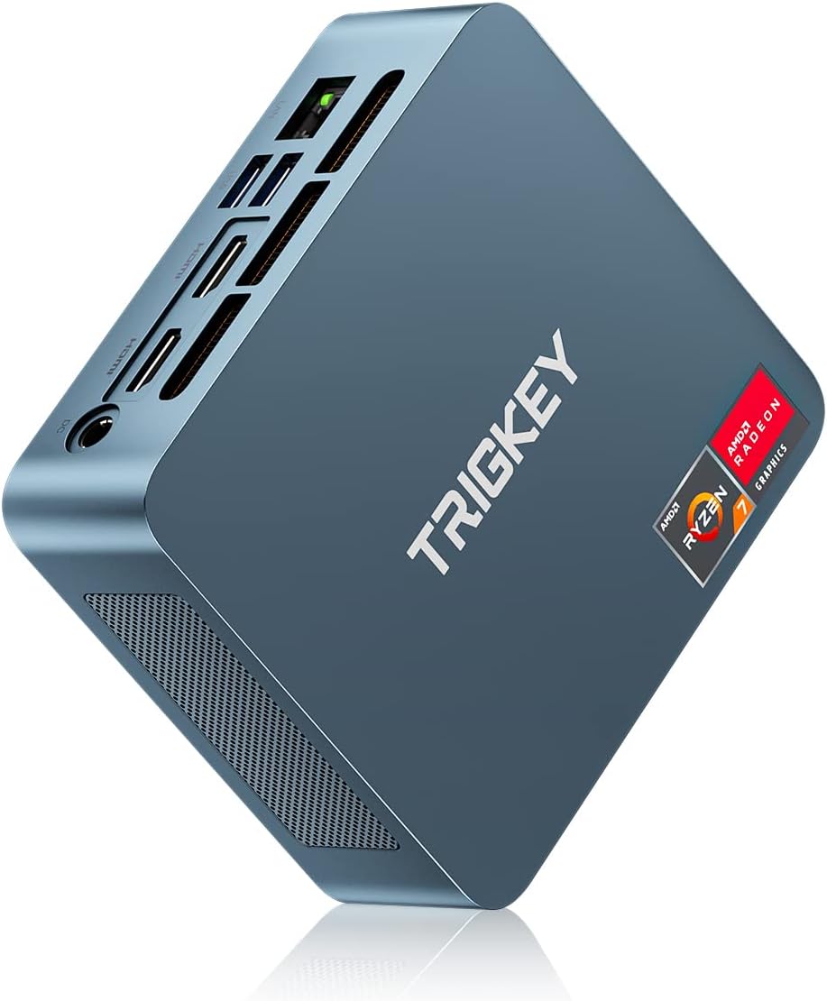 Power-Packed TRIGKEY Mini PC: Ryzen7 Pro, 32GB RAM, 1TB SSD