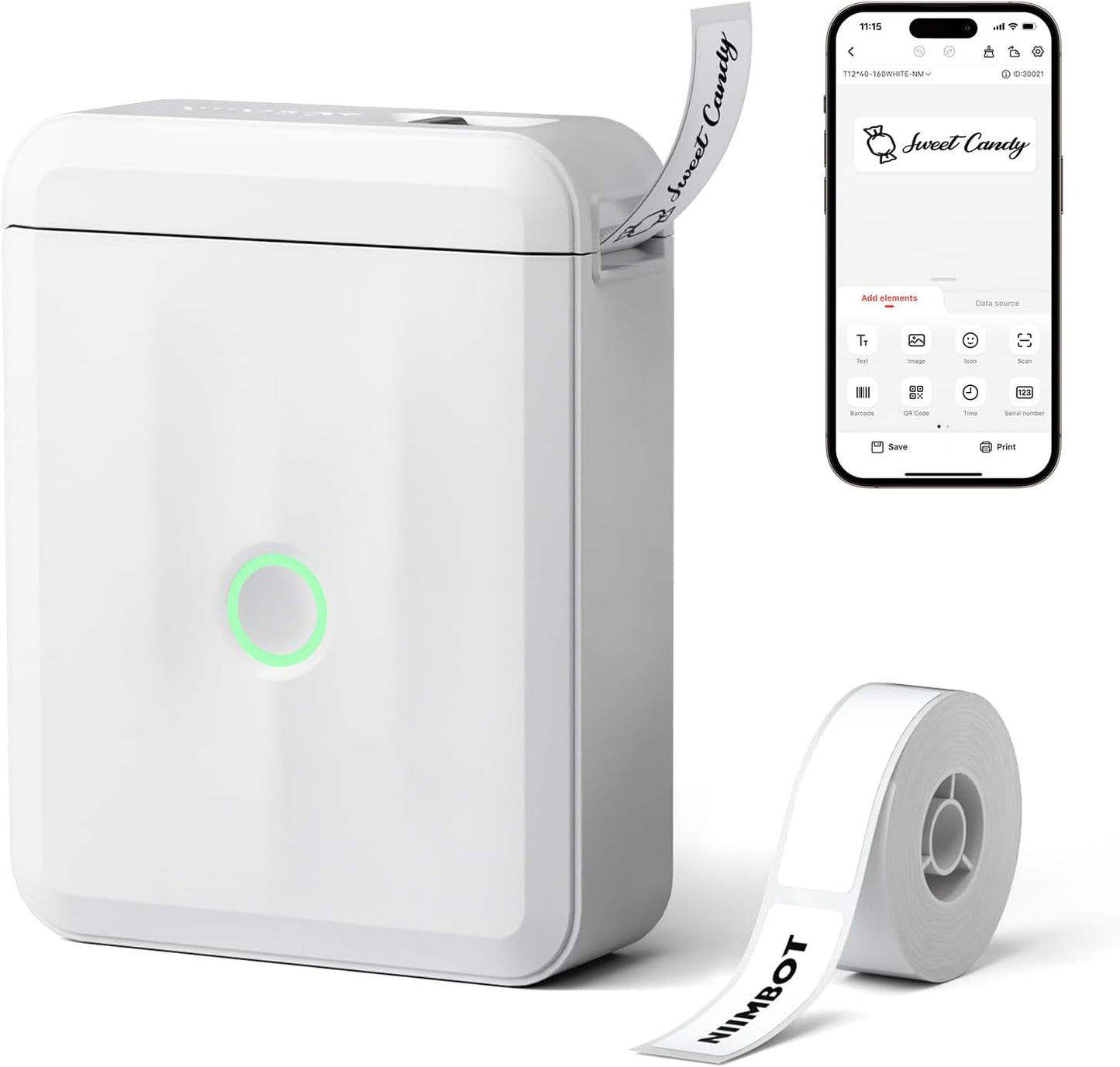 Portable Bluetooth Label Maker for Organized Spaces