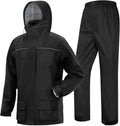 iCreek Motorcycle Rain Suit for Men and Women Waterproof Anti-storm