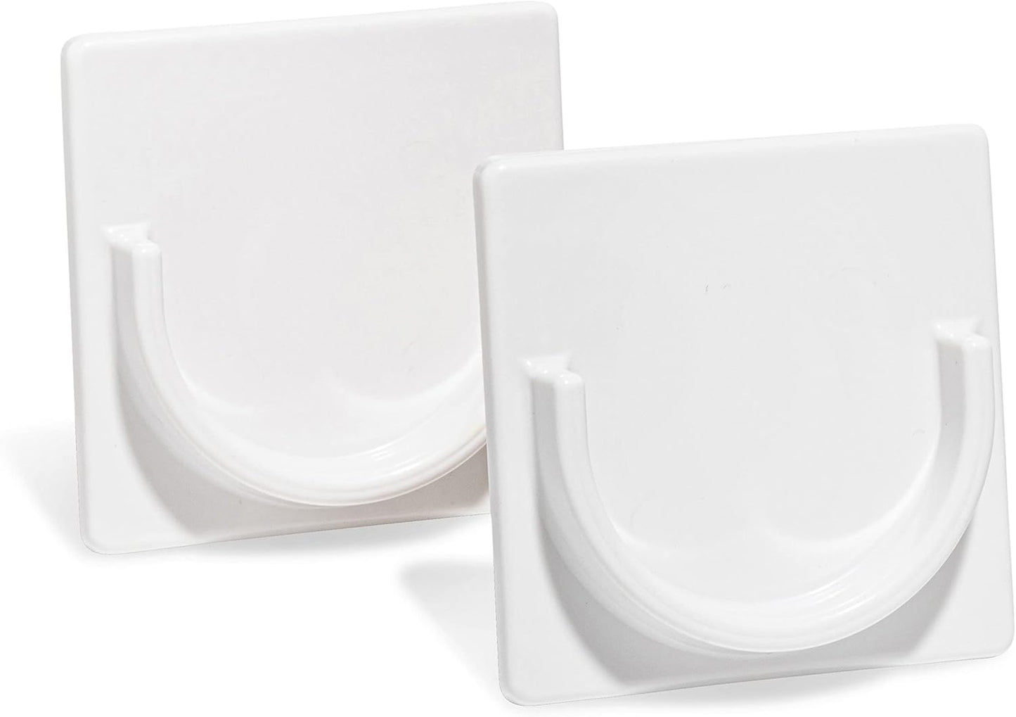 No-Drill Stick-On Shower Rod Holders | Adherion Tech | 2 Pk