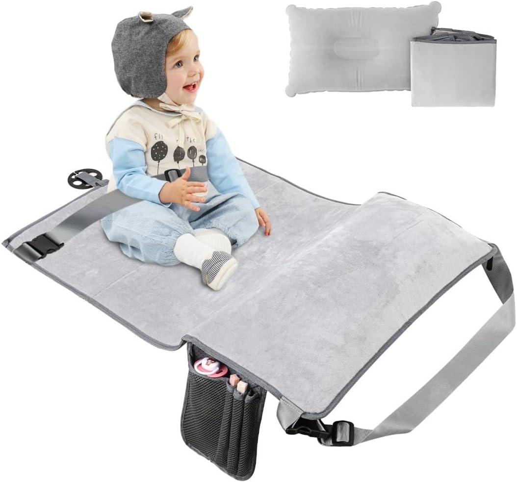 Inflatable Toddler Airplane Bed - Comfy Travel Sleep Aid