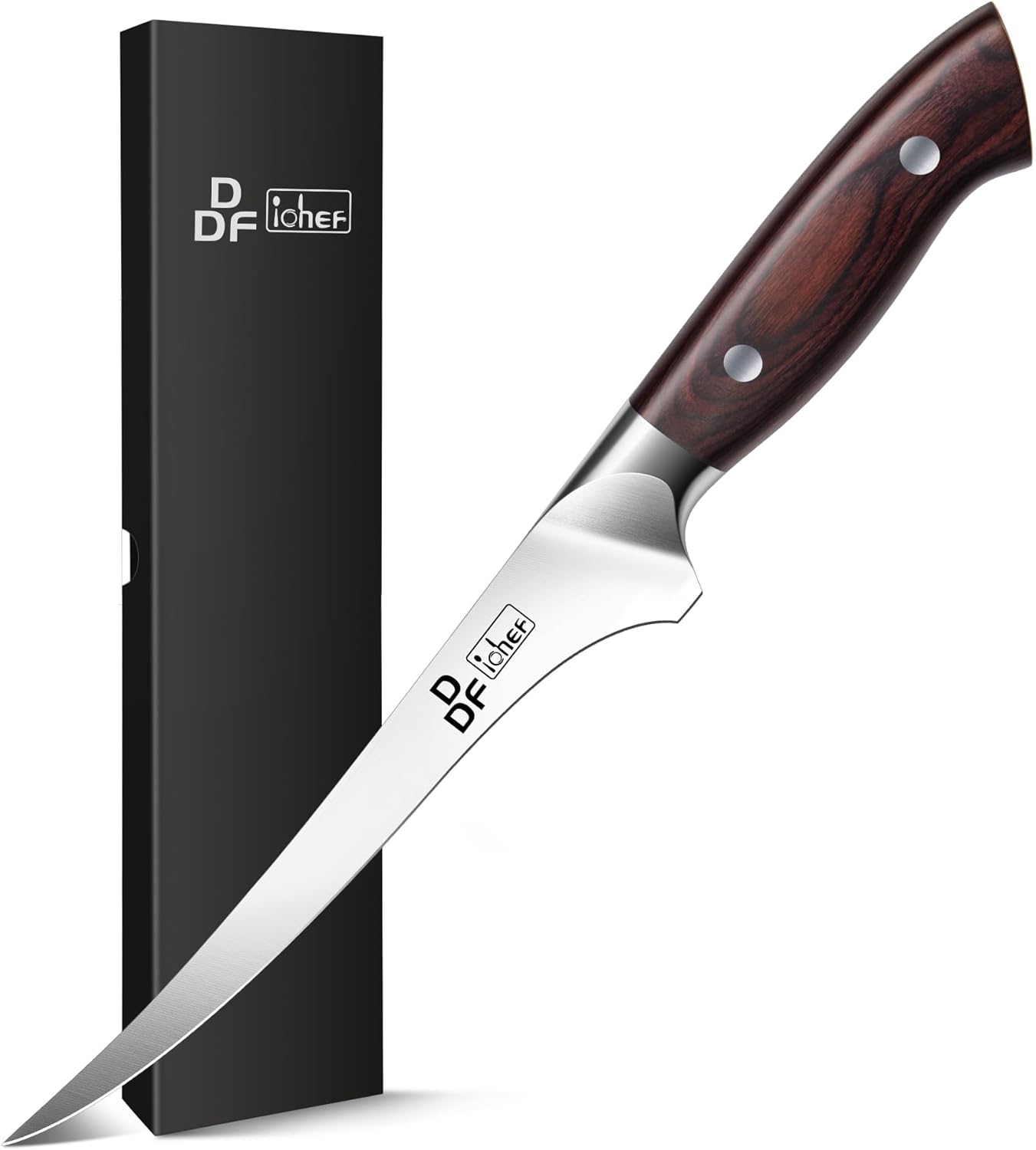 DDF iohEF 7 Inch Professional Boning Knife for Meat Cutting