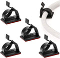 SOULWIT Adjustable Cable Management Clips 50pcs - Tidy Cables Easily
