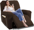 Oversized Recliner Slipcover 4-Piece X-Large Dark Coffee - Protective
