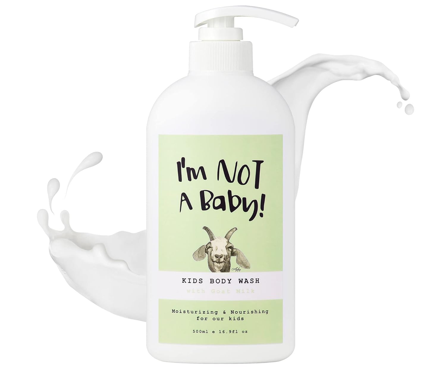 I'm NOT A Baby! Kids Body Wash for Gentle Cleansing and Care