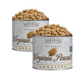 Unsalted Virginia Peanuts 36oz Pack of 2 - Flavorful, Cholesterol-Free