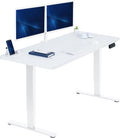 VIVO Electric 60 x 24 in Dual Motor Sit Stand Desk - Smooth Height