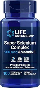 Life Extension Super Selenium Complex with Vitamin E for Longevity
