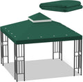 Sumfaller 10x10 FT Gazebo Replacement Canopy Top - Double Tiered