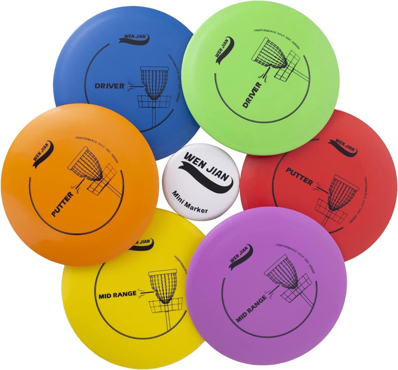 WEN JIAN Disc Golf Set: Ace Every Throw!
