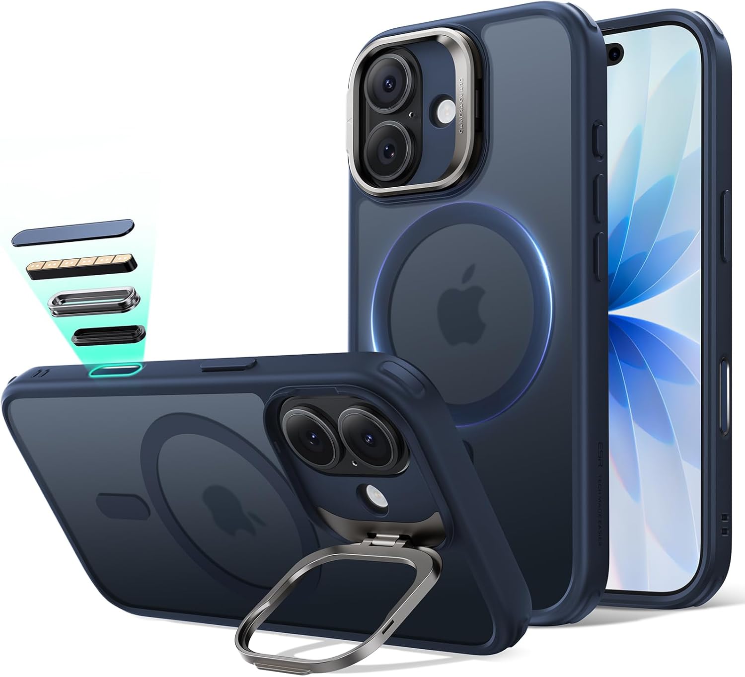 ESR iPhone 17 Case with Stand and Military-Grade Protection