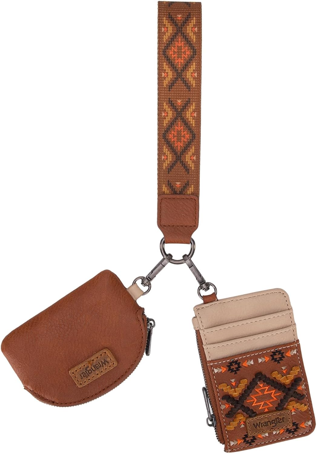 Wrangler Western Keychain Wristlet Wallets for Women Retro Style