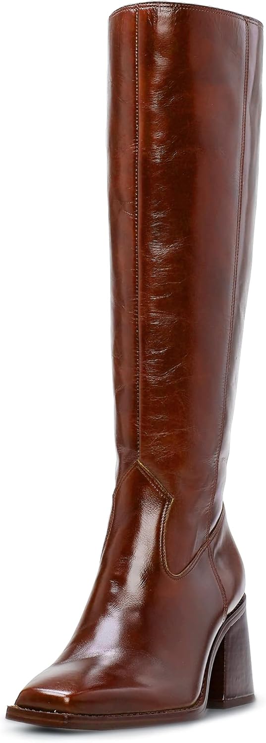 MUCCCUTE Knee High Boots for Women with Chunky Block Heels