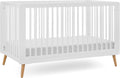 Tatum 3-in-1 Convertible Crib White Finish - Grows with Baby