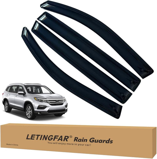 Window Visors Rain Guards for Honda Pilot 2016-2022 Accessories