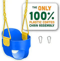 Deluxe High Back Full Bucket Toddler Swing - Safe Pinch-Free Design