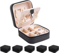 KElofoN Jewelry Case & Box Organizer Small Mirrored - Compact Travel