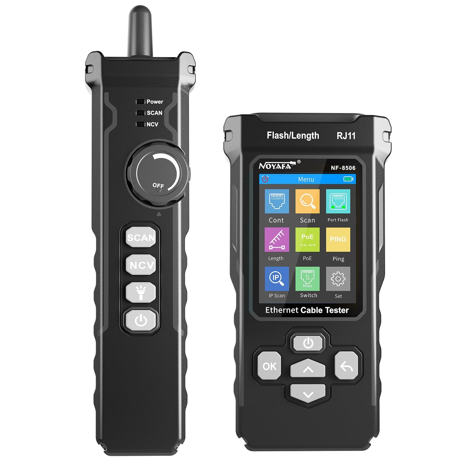 NOYAFA NF-8506 Network Cable Tester with IP Scan and TDR