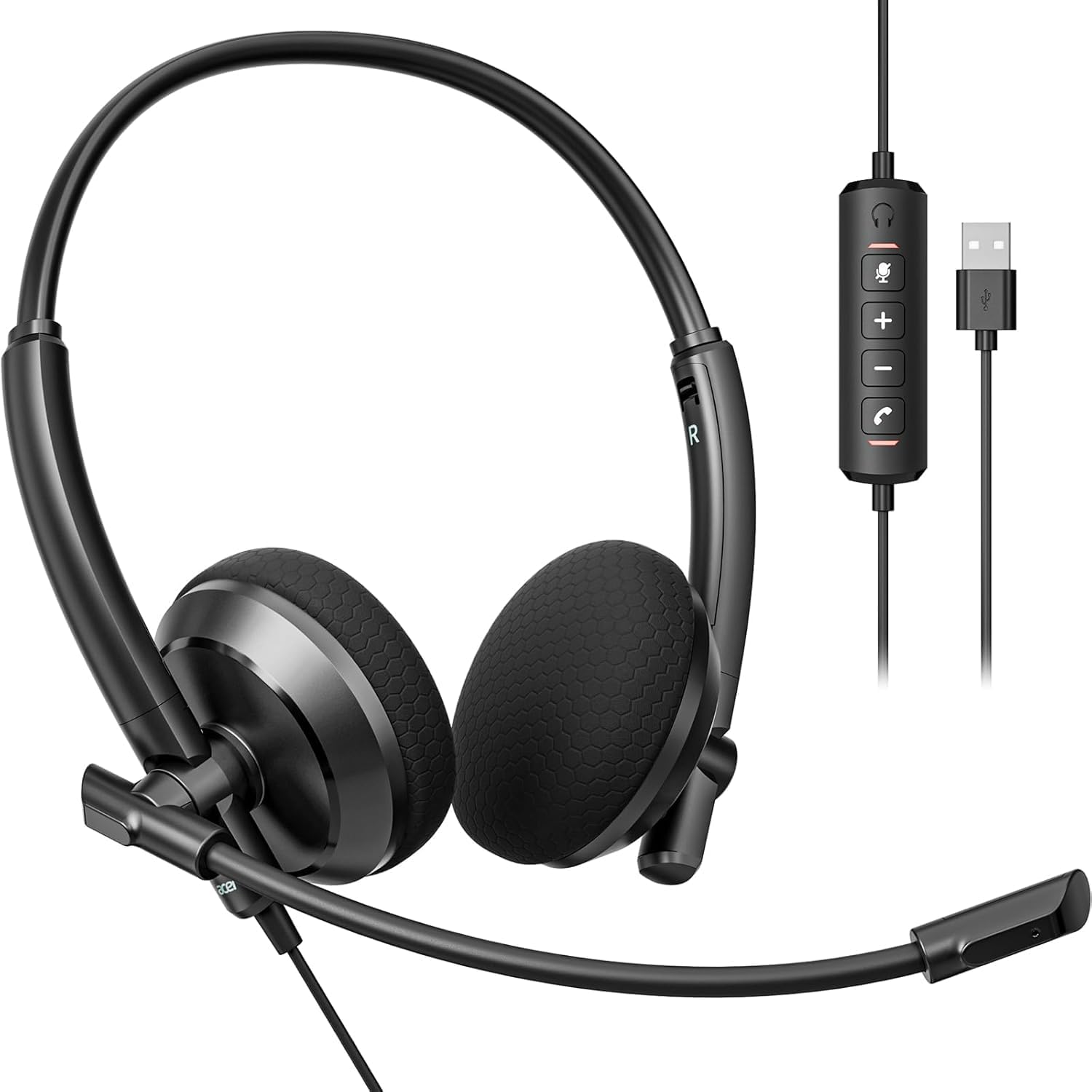 acer Noise-Cancelling USB Headset - Crystal Clear Calls