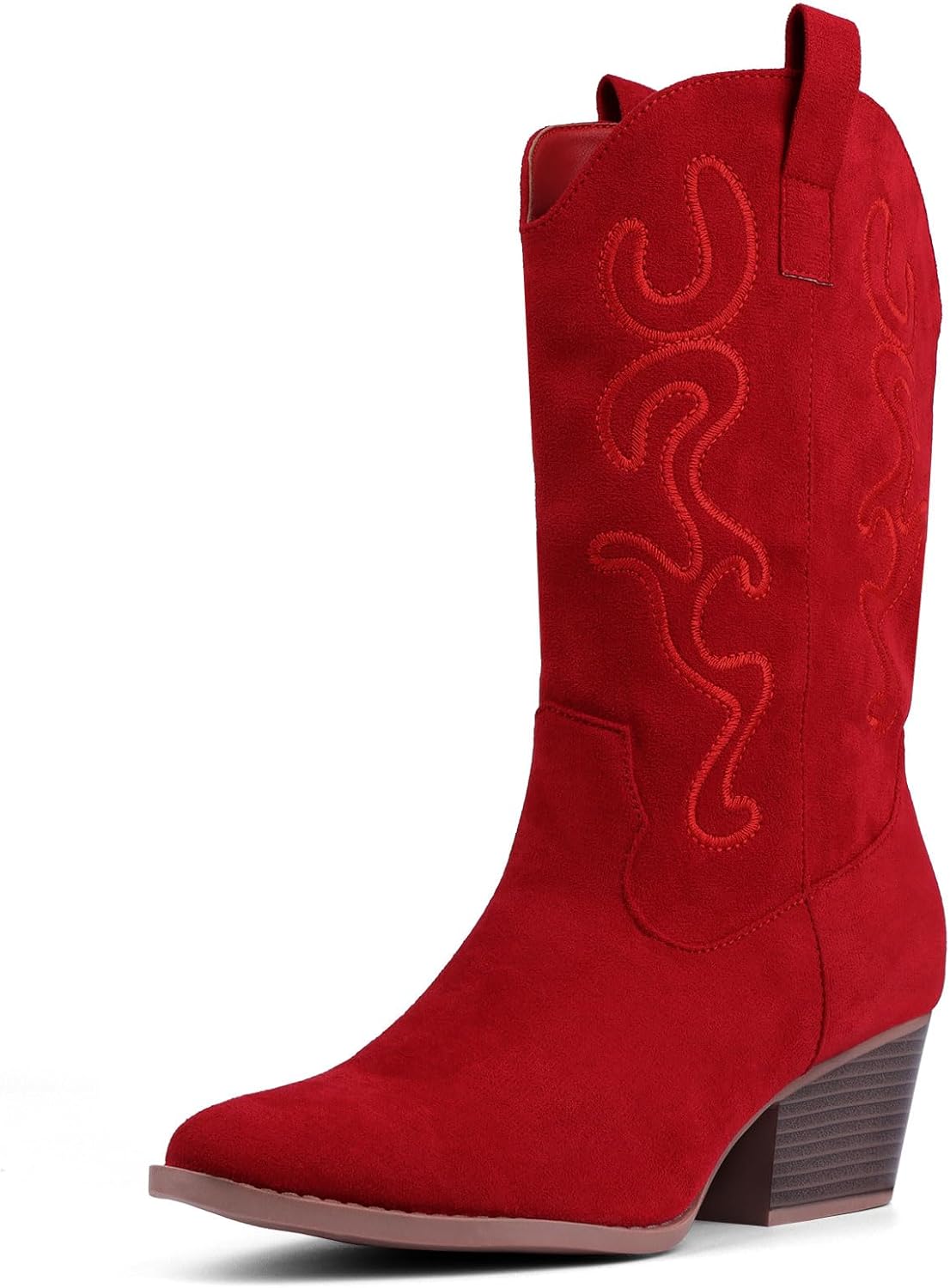 Stylish Cowboy Boots for Women with Chunky Block Heel Design
