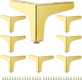 4 inch Gold Metal Furniture Legs by Smaxcn for DIY Projects