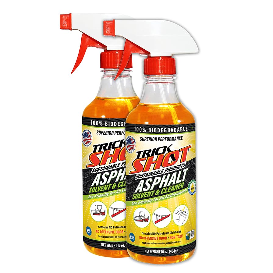 Trick Shot Asphalt Solvent and Cleaner - Eco-Friendly Degreaser