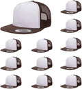 High Profile Trucker Cap for Men - YP Classic 5-Panel Snapback