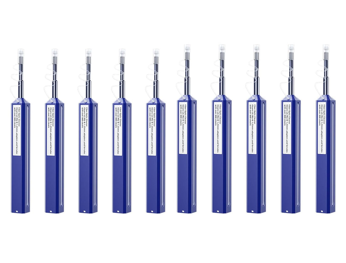 Zenithra Fiber Optic Cleaner - 10PCS 1.25mm Ferrules Cleaning Tools