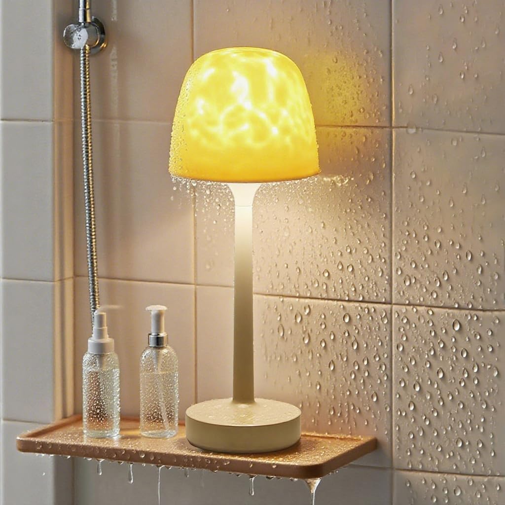 AquaSpa Shower Lamp - Waterproof Light with 16 Color Projector
