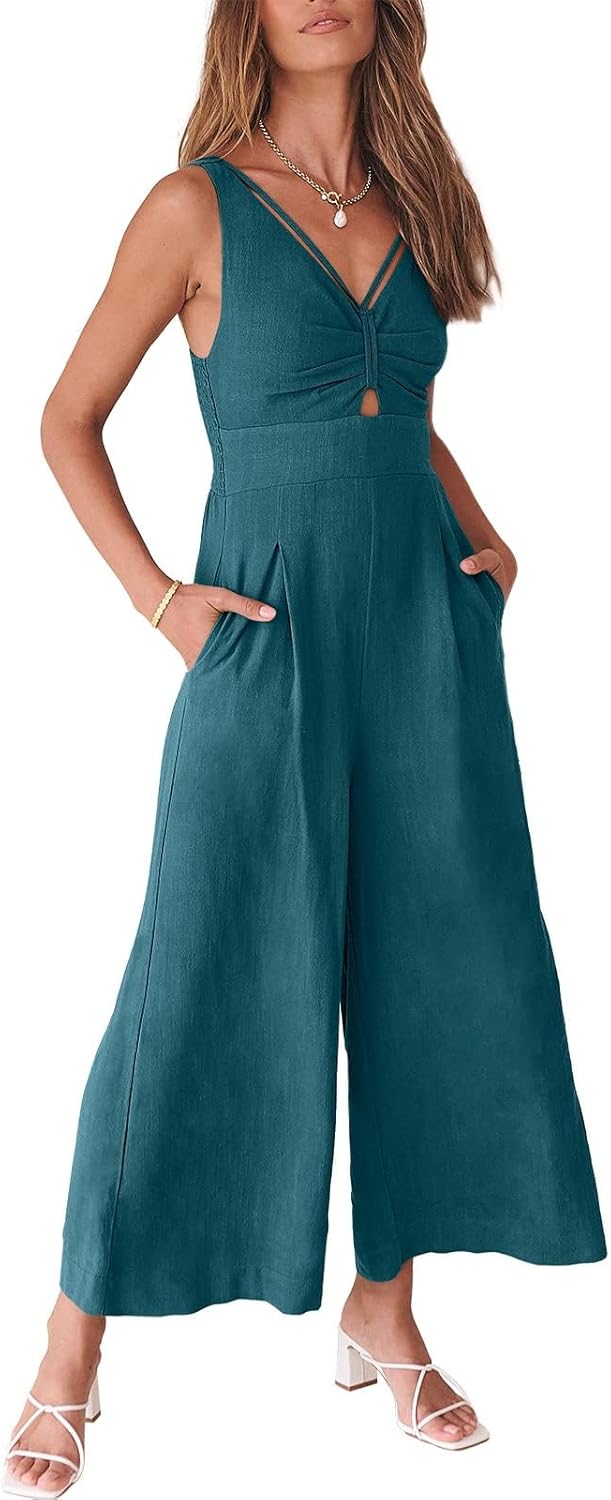 Stylish ANRABESS Women's Jumpsuits for Summer Vacation Fun
