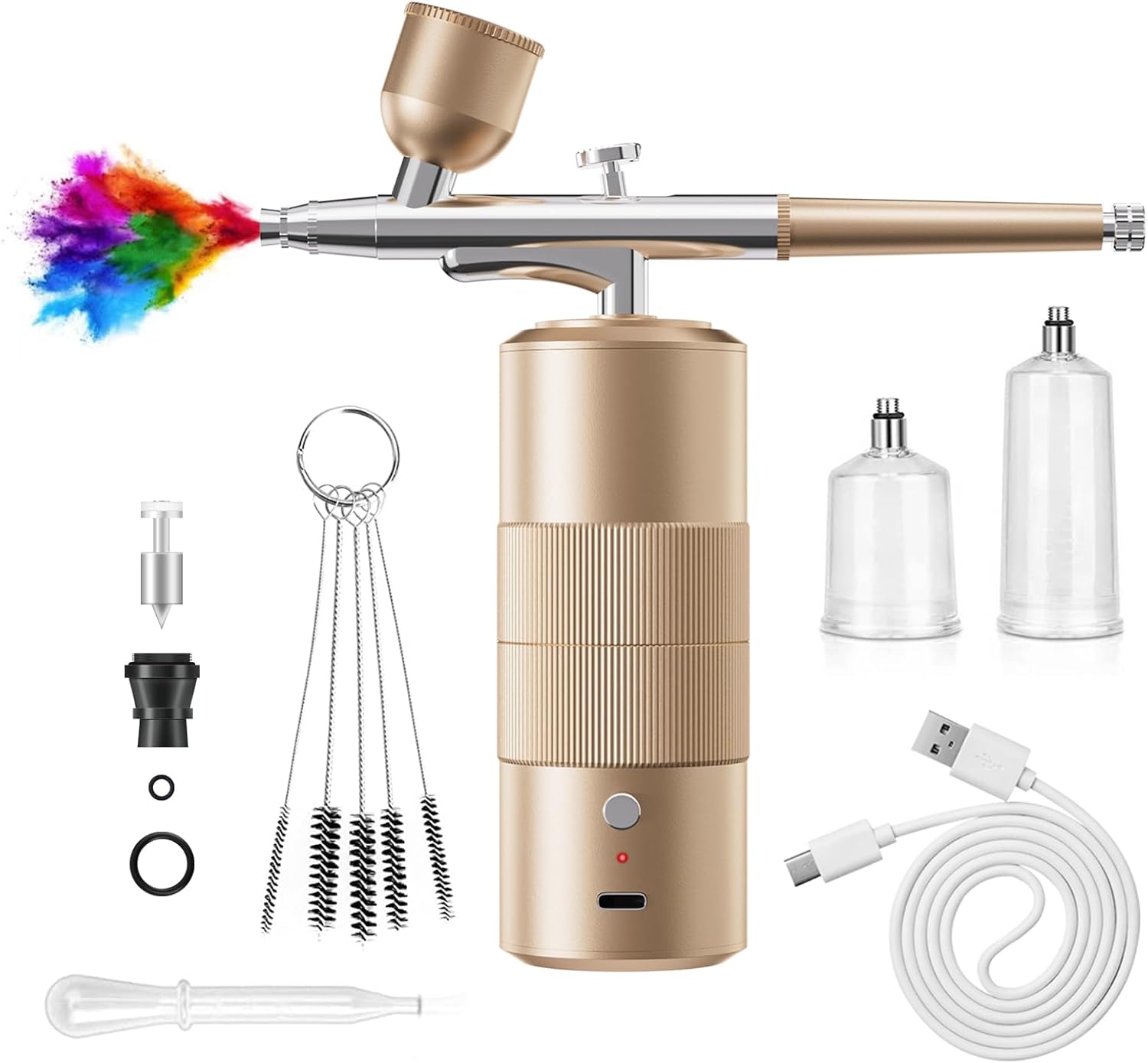 Precision Airbrush Kit for Versatile Creations