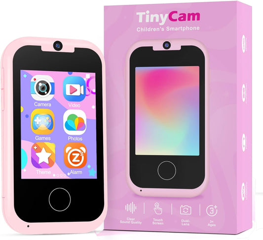 Pink Toddler Smart Phone - Dual Camera & MP3 Player