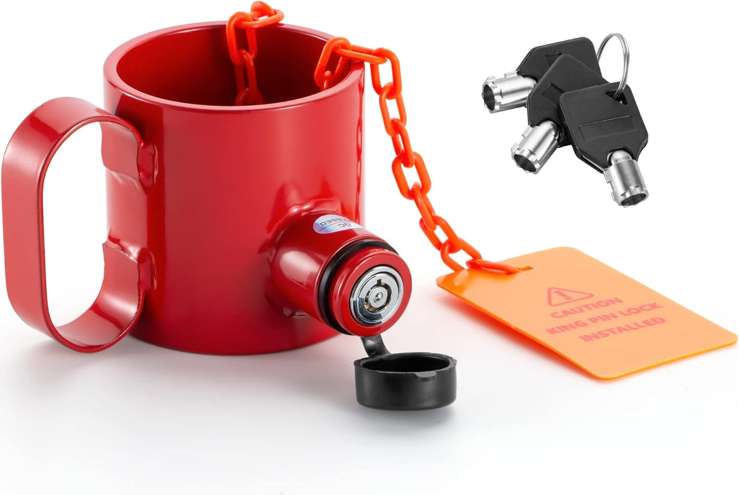 5th Wheel King Pin Lock by BOYISEN - Heavy Duty Anti Theft Solution