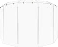 PENNZONI Drum Shield 4ft w/ Deflectors & Plastic Hinges - Clear