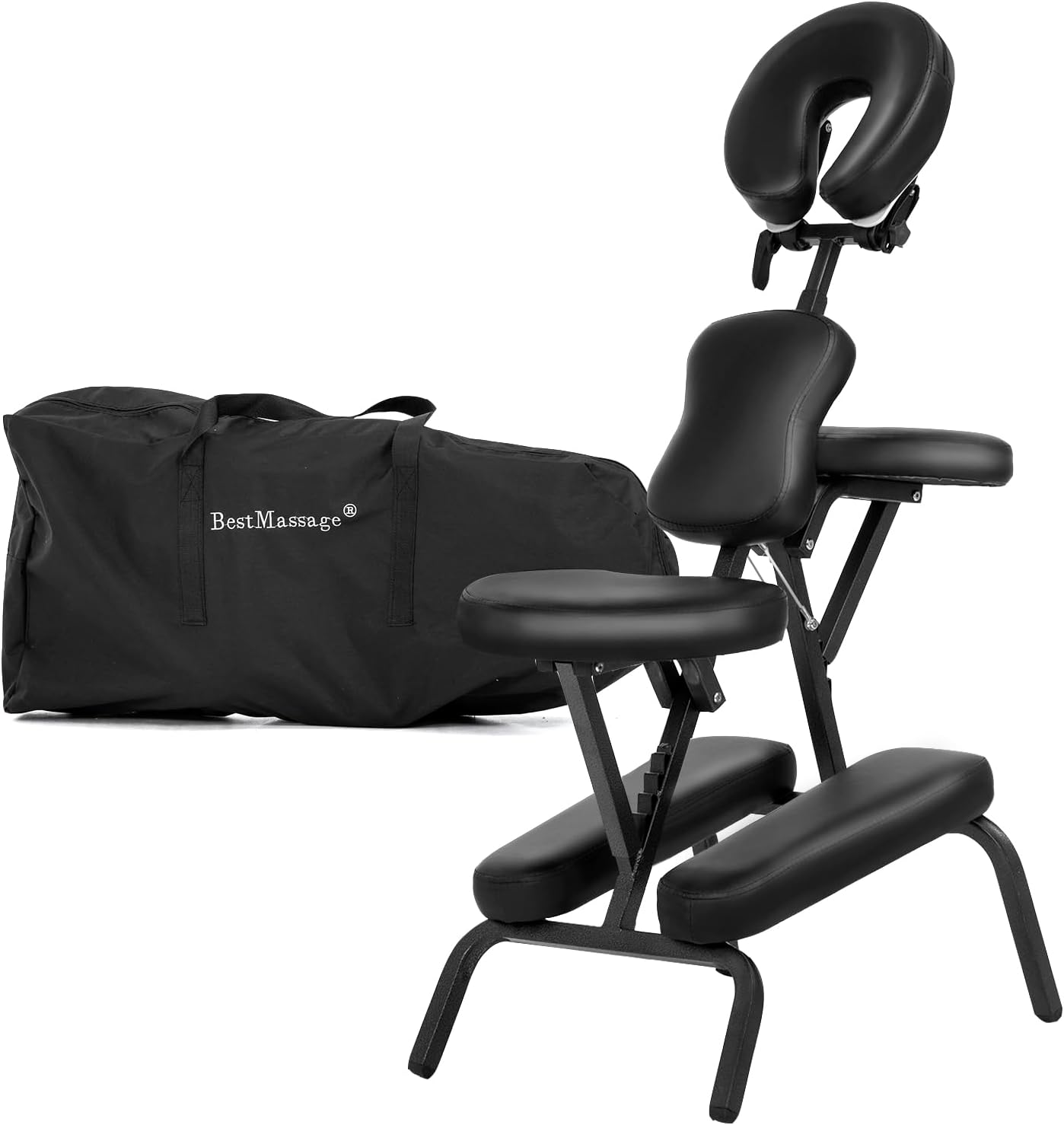 Portable Massage Chair with Adjustable Face Cradle - Ideal for Salon Use