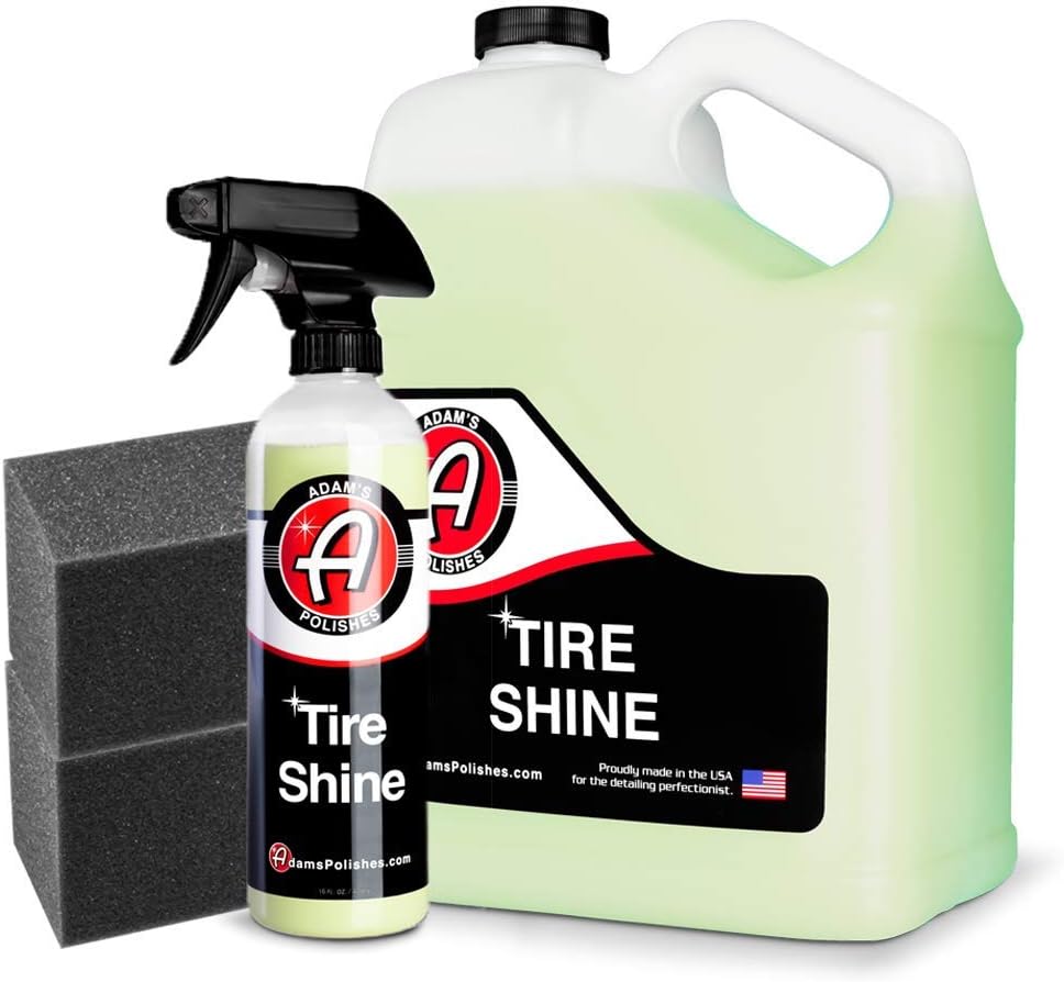 Adam's SiO2 Infused Tire Shine Plus - Achieve a Lustrous Shine