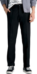 Haggar Cool 18 Pro Straight Fit Flat Front Dress Casual Stretch Pant