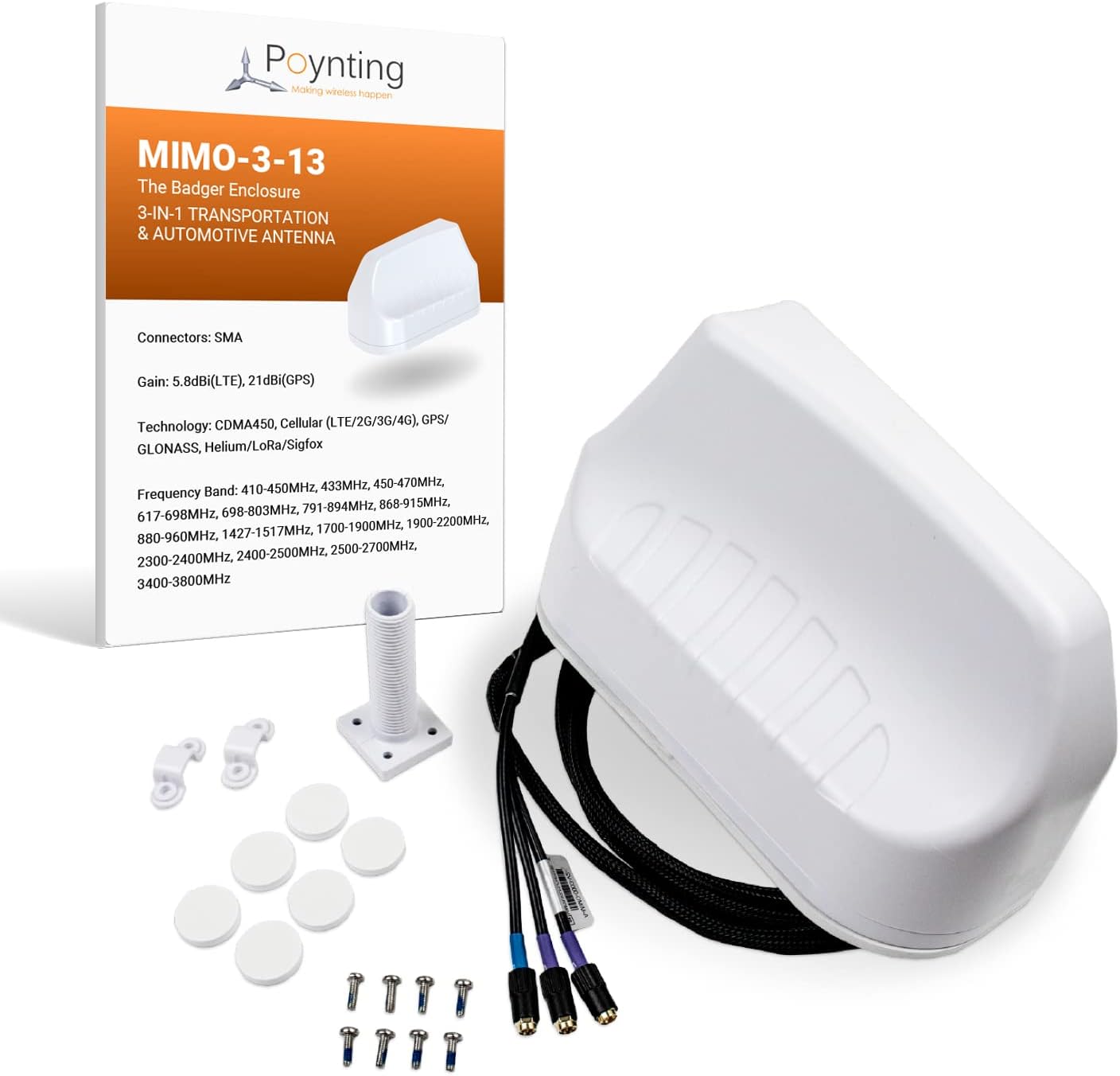 Poynting MIMO-3-13 3-in-1 Antenna for 5G and LTE Connectivity