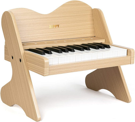 ZIPPY 25-Key Touch Sensitive Kids Piano - Educational Music Toy