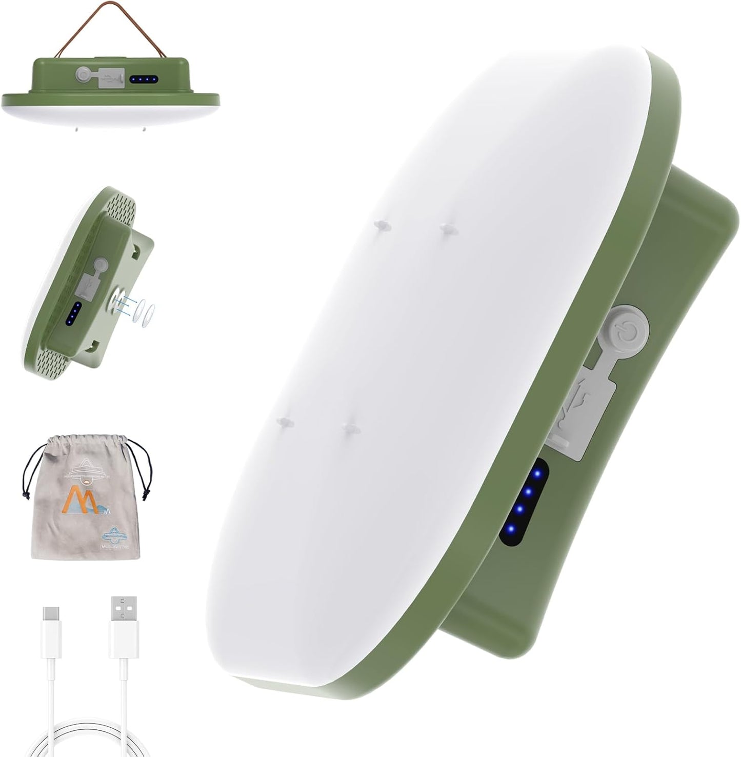Ultra Bright Rechargeable Lantern - 4 Modes, 16500mAh Power Bank, Magnet Base