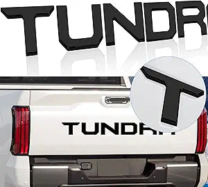 3D Raised Tailgate Inserts Letters for 2022 2023 Tun Vehicles