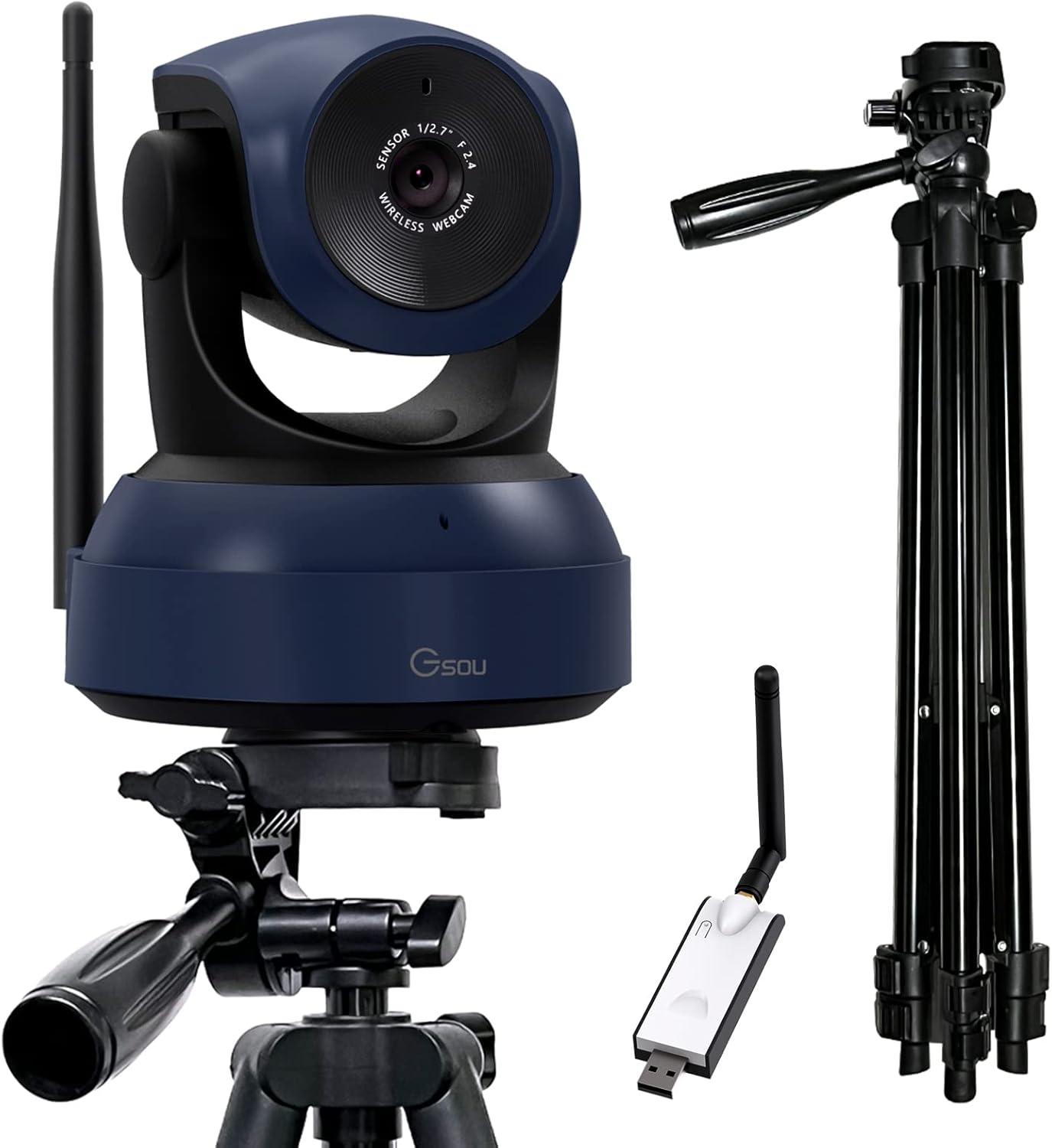 Gsou Wireless Webcam for 1080P HD Video Calling and Streaming