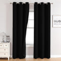 Blackout Curtains 100% Light Blocking 2 Panels Set - Thermal Insulated