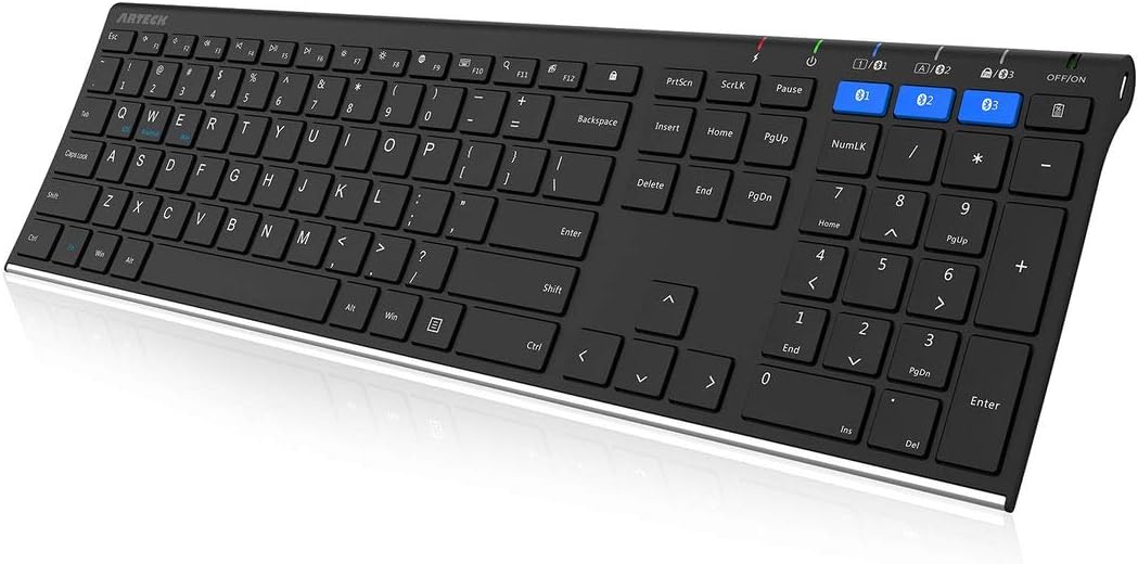 Arteck Multi-Device Bluetooth Keyboard