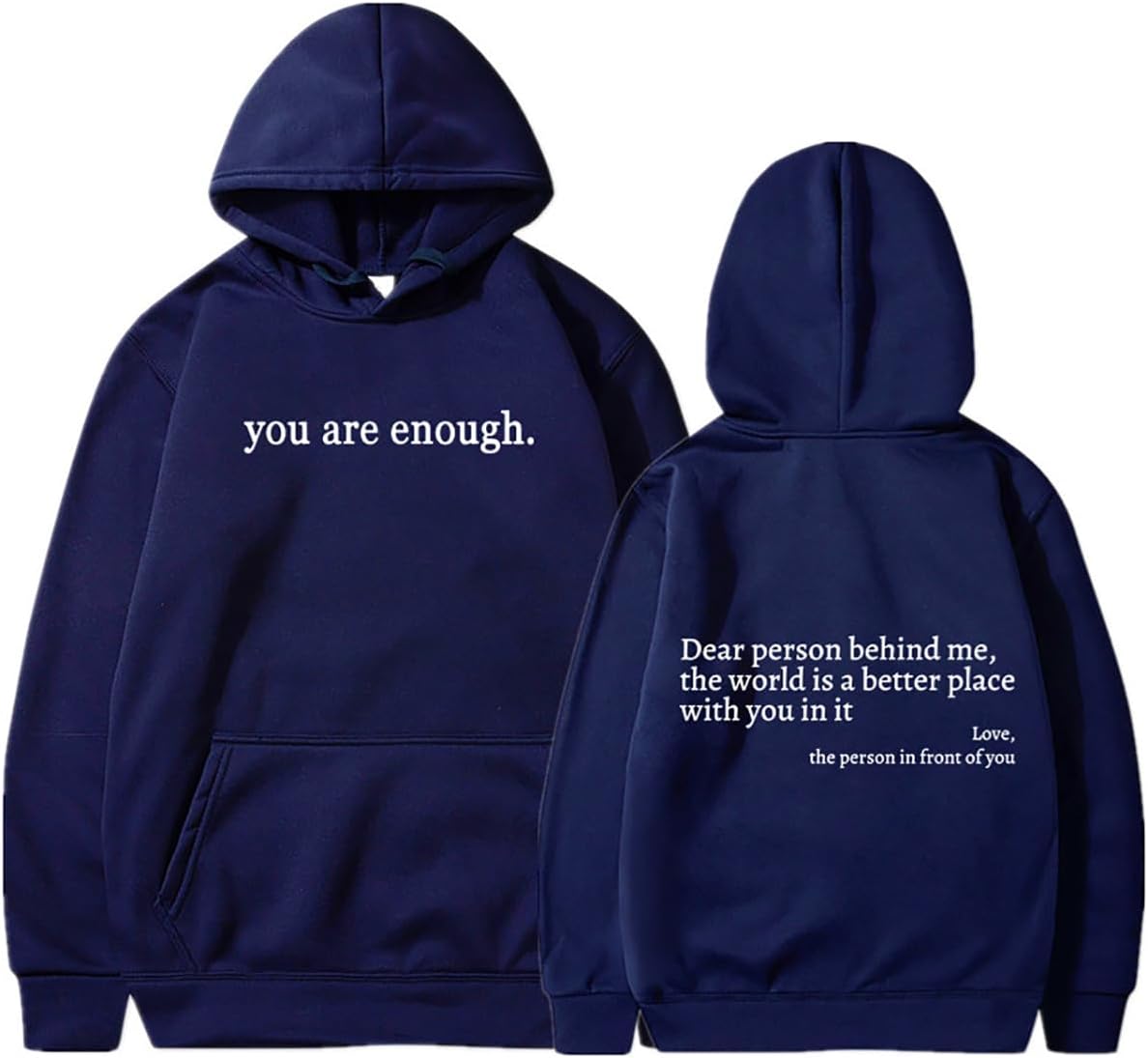 EMILYLE Personalized Oversized Hoodie: You Are Enough