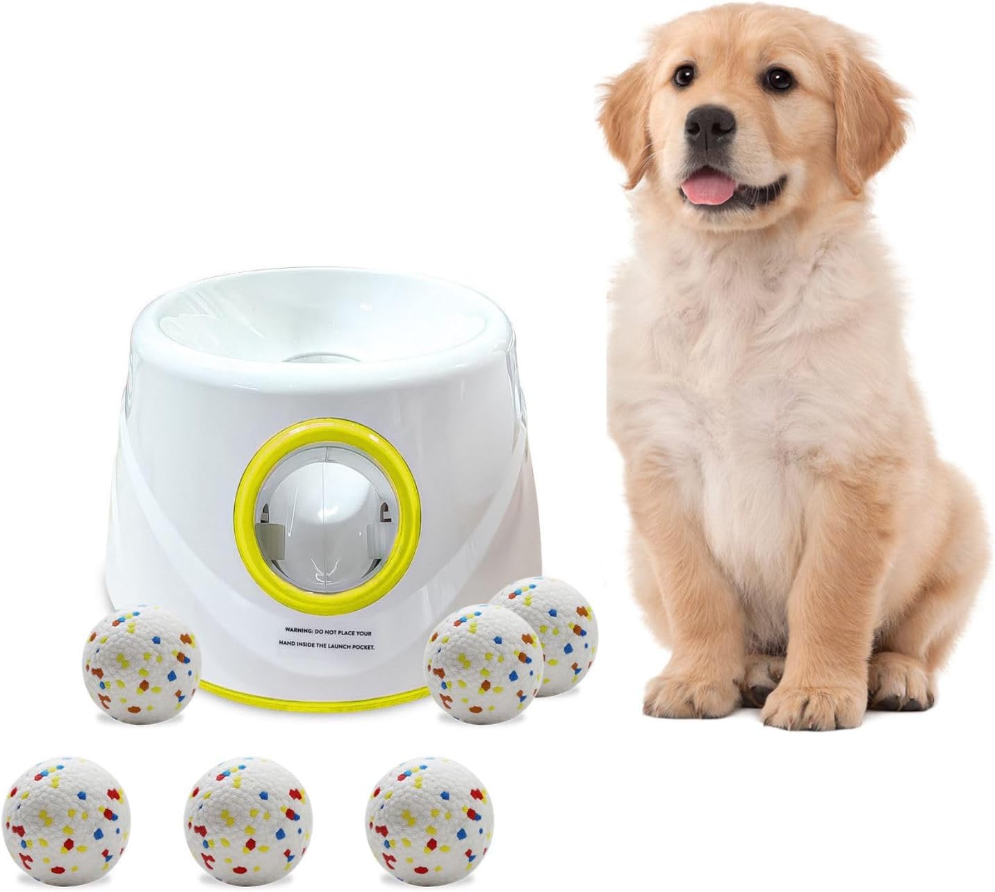 Automatic Ball Launcher for Dogs - Interactive Fetch Fun